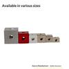 10 Stück Sechskantmutter M3 Schraube Würfelmutter Dreiseitiger Fixierblock Verbinder DIY Aluminiumlegierung Vierkantmutter