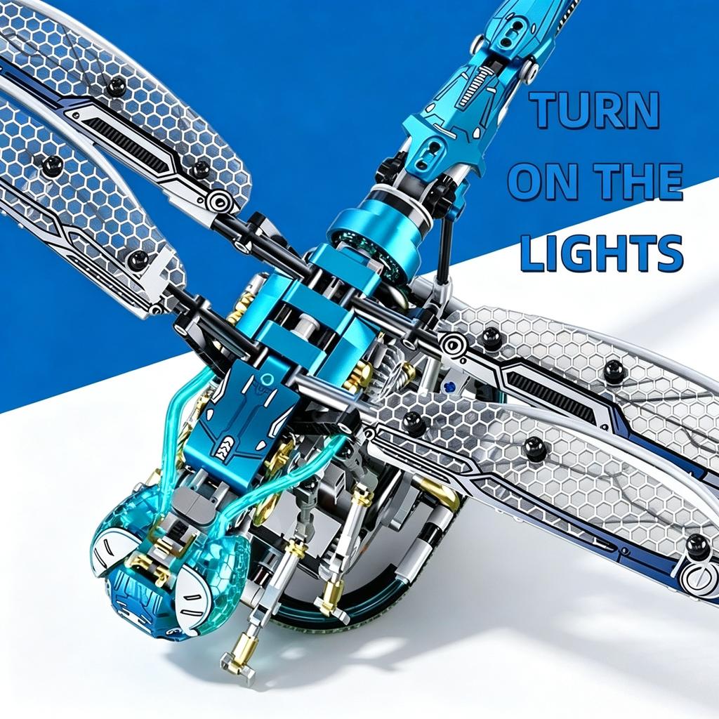 Brand new High-Quality Moc High-Quality Creative High-Quality Dragonfly High-Quality Mechanical High-Quality Linkage Construction set High-Quality