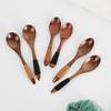 Japanese Nanmu Wooden Honey and Soup Spoon for Children - Mini Stirring Spoon