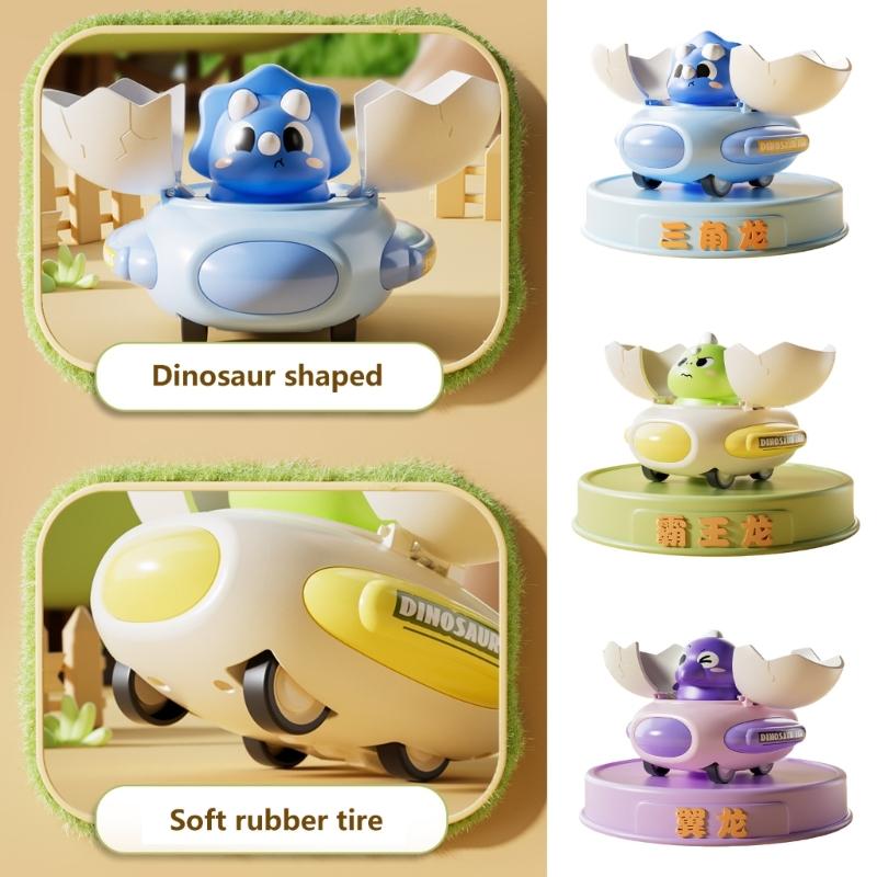 Toddler Toy Car Dinosaur Shape Friction Toy Transforming Car for Vehicle Exciting Cartoon Dinosaur Model for Toddlers