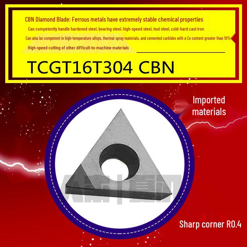 Kubisches Bornitrid-Klinge: DCGT11T308 TNMG160404 CBN Diamantwerkzeugspitze