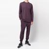 Y-3 Logo Knit Drawstring Sweatpants Men Bottoms Burgundy HB3394