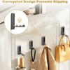 Heavy Duty Foldable Coat Hooks Wall Mounted Fold Up Hooks Folding Wall Hook  for Wall Hanging Coat