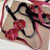 New retro lace rose collarbone chain strap neck chain bracelet neck thin necklace sex underwear accessories