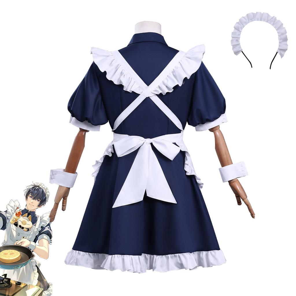 Undetermined event thin cos Luo cat bean puree linkage Lu Jing and male servant dress delicious secret order cosplay anime