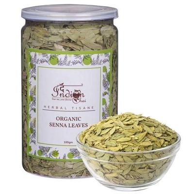 Foglie di tè biologico Indian Chai Senna (100 grammi) | Foglie di senna | Aiuta contro la stitichezza | Foglie sciolte - 100 g