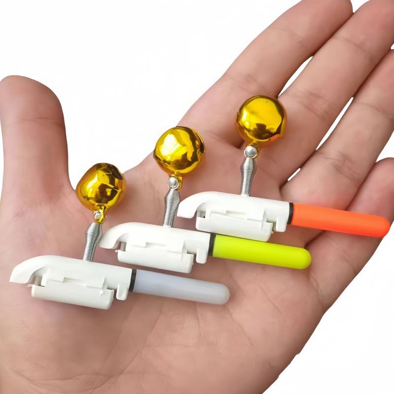 1/2Pcs Electronic Fishing Light Stick Rod Bell Luminous Fishing Float Led Usb Charge Fish Bite Alarm Tackle