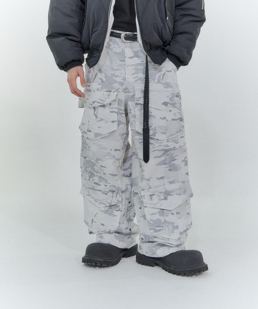 Poseusenseutibeu Fst Mehrzweckhose Weiß Camo