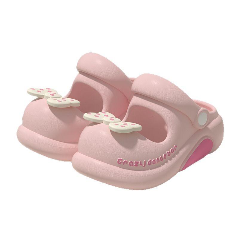 Children's hole shoes summer girls indoor home baby beach shoes non-slip deodorant eva boys parent-child slippers