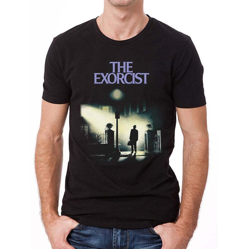 

** The Exorcist Movie Poster Logo T-shirt Warner Bros ** 3XL
