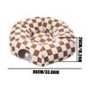 Cat Tunnel Bed With Ball Removable Cushion Cute Cat Bed Tunnel Toys For Kitten Puppy Small Dog Bunny Pet Enrichment Indoor