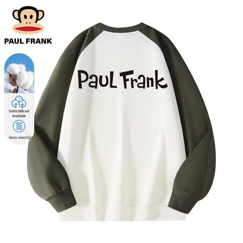 Paul Frank Men s Raglan Colorblock Print Round Neck Sweatshirt 3XL