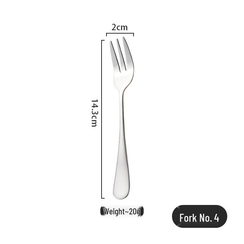 1010 Stainless Steel Cutlery Set: Steak Knife, Fork, Spoon, Mixing Spoon, Dessert/Coffee Spoon, Fruit Fork