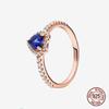 925 Sterling Silver Open Ring Style  Paved Heart Butterfly Flower Colorful Gemstone Ring For Women Daily Wear Jewelry Gift 2026