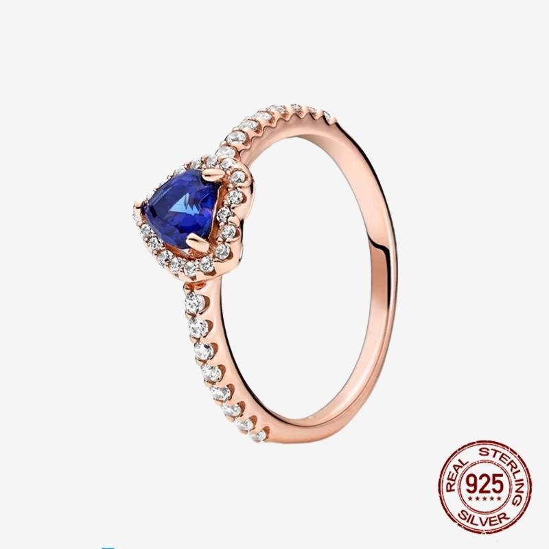 925 Sterling Silver Open Ring Style  Paved Heart Butterfly Flower Colorful Gemstone Ring For Women Daily Wear Jewelry Gift 2026