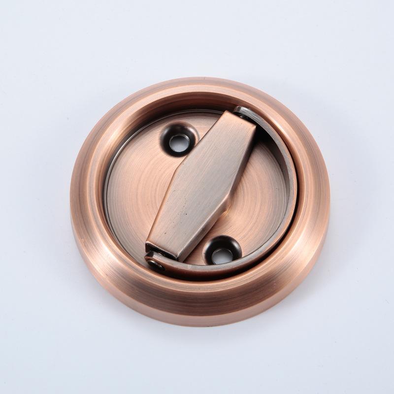 Wholesale Hidden Lock 304 Stainless Steel Single and Double-sided Sliding Door Invisible Pull Ring Concealed Embedded Handle