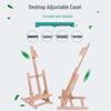 Adjustable Mini Wooden Easel for Kids - Foldable Tabletop Art Stand