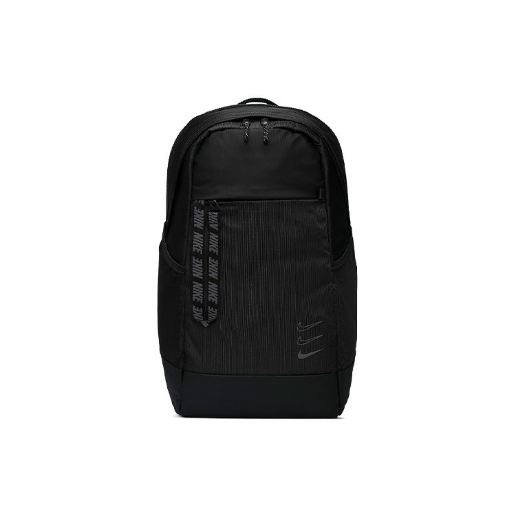 

Nike Sportswear Essentials Fashion Sports Casual Zipper Backpack Unisex Backpack Black BA6143-011 Black