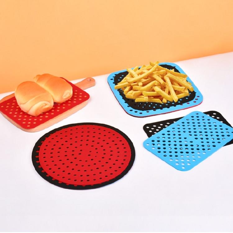 Reusable Air Fryer Paper Rectangular Air Fryer Mat Silicone Air Fryer Accessory
