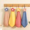 Quick-Drying Cute Coral Cartoon Towel for Bathroom/Kitchen