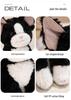 Adorable Striped Cat Plush Desk Companion - Black & White Figurine Soothing Doll for Children’s Birthday Gift