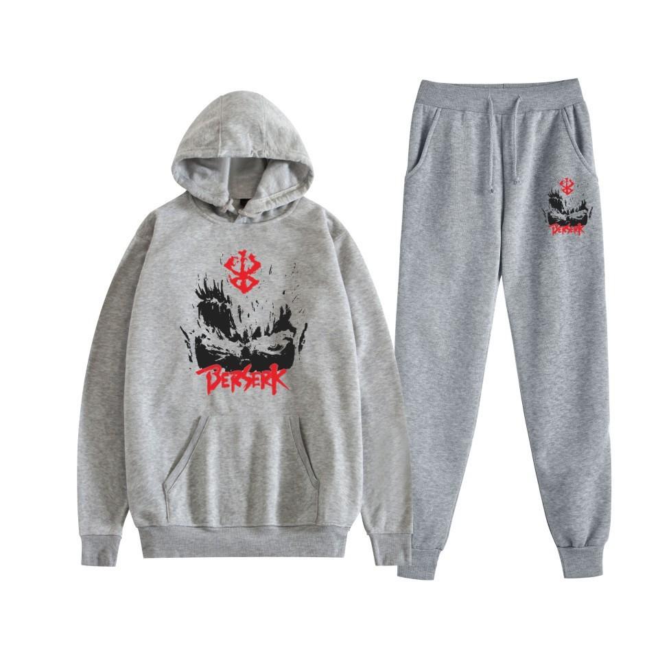 Sword wind legend Berserk new animation fleece loose men's and women's hooded sweater set hoodie