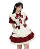 Classic Cosplay Plus 8295red XL [KALAOK] Outfit, Black, 4-Piece Set, Size, Cute,