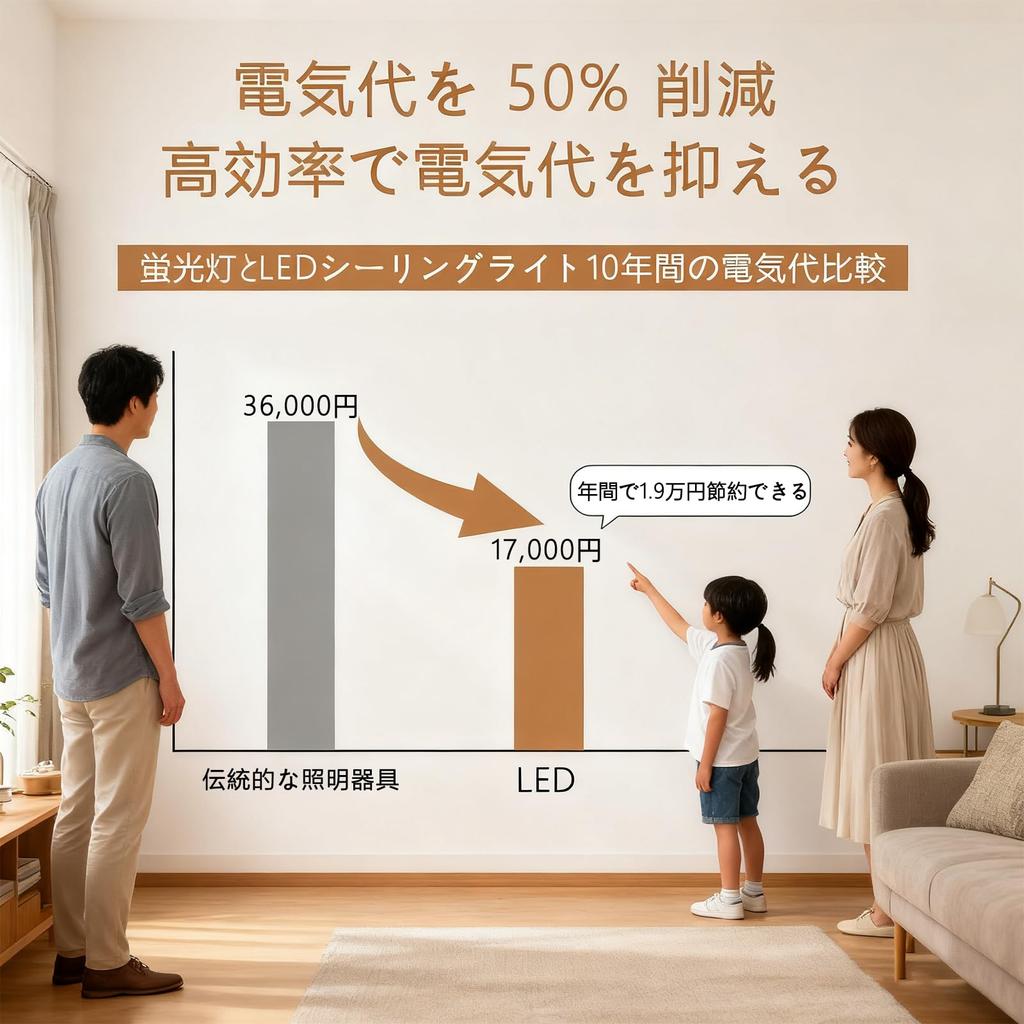 Energy-saving, High-brightness LED Ceiling Light, Suitable for Rooms Up To 4 Tatami Mats (6 Tatami Mats) In Size, 5cm Thin, 28W, No Tools or Wiring