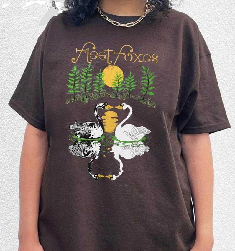 Classic For Fan Fleet Foxes T-Shirt Unisex Dark Chocolate S-4XL VA299 Unisex T-Shirt XXXXL