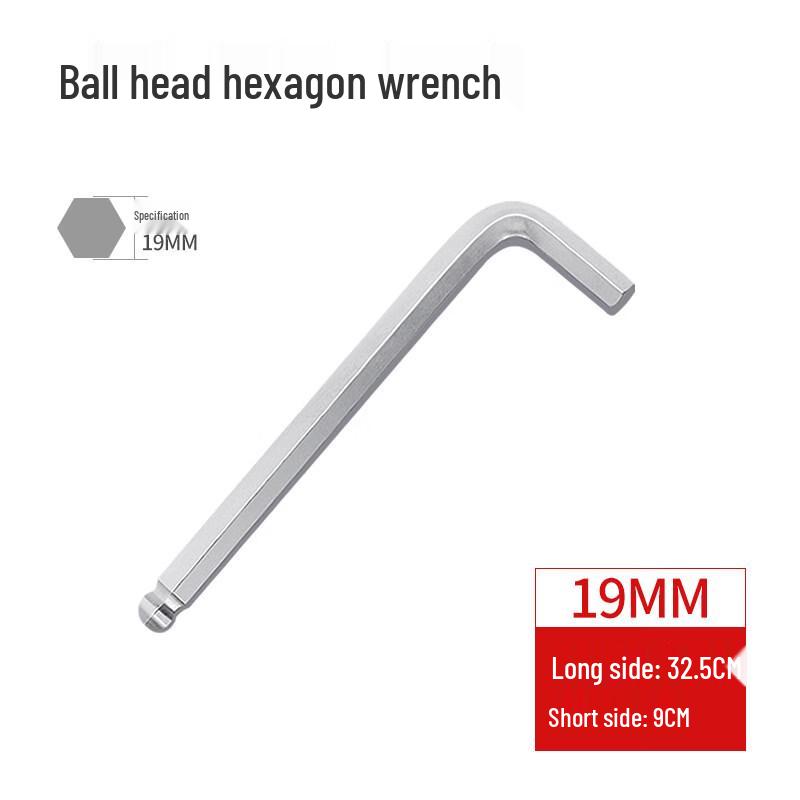 CR-V 19mm Long Ball-End Hex Wrench