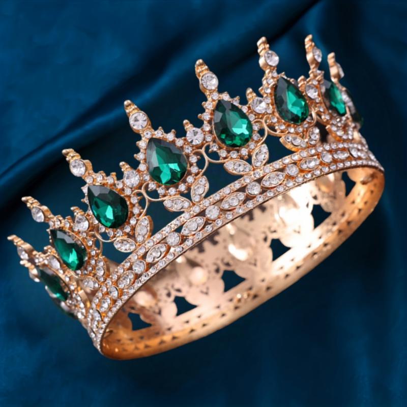 Tiaras y Coronas de Cristal Barroco Diadema con Pedrería Corona de Baile Diadema Corona Accesorios para el Cabello de Novia Boda Joyería Corona Tiara Regalo