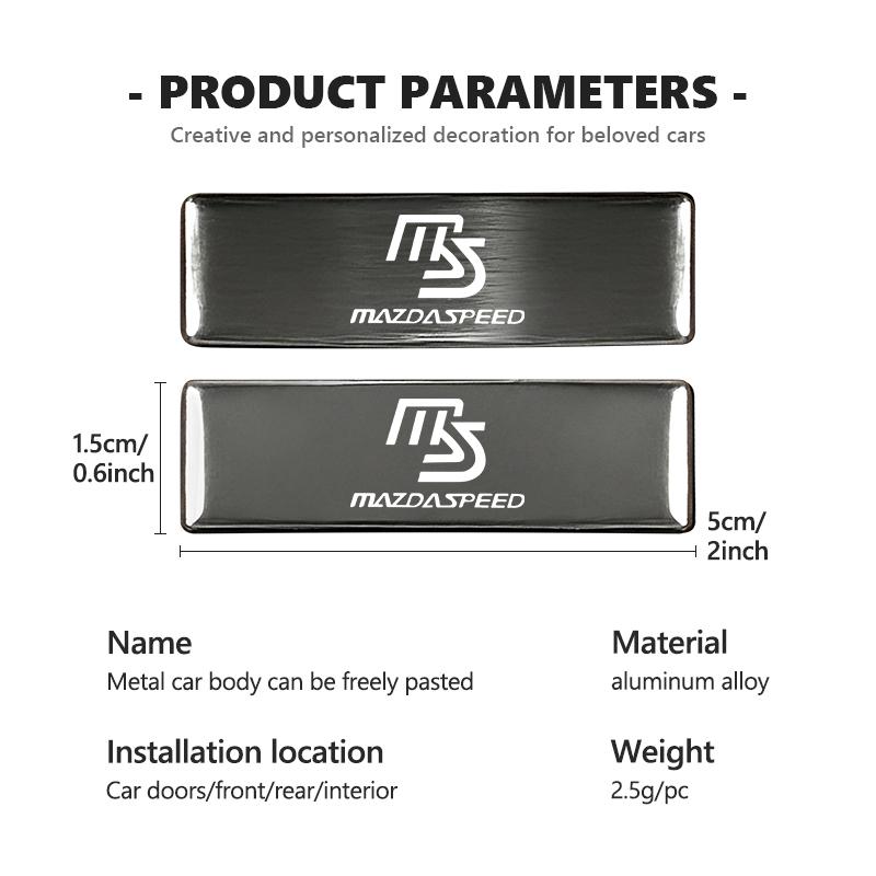 Car Body Sticker Badge Auto Styling Decoration Accessories For Mazda 3 CX3 CX4 CX5 CX7 CX8 CX9 CX30 RX7 Atenza Axela