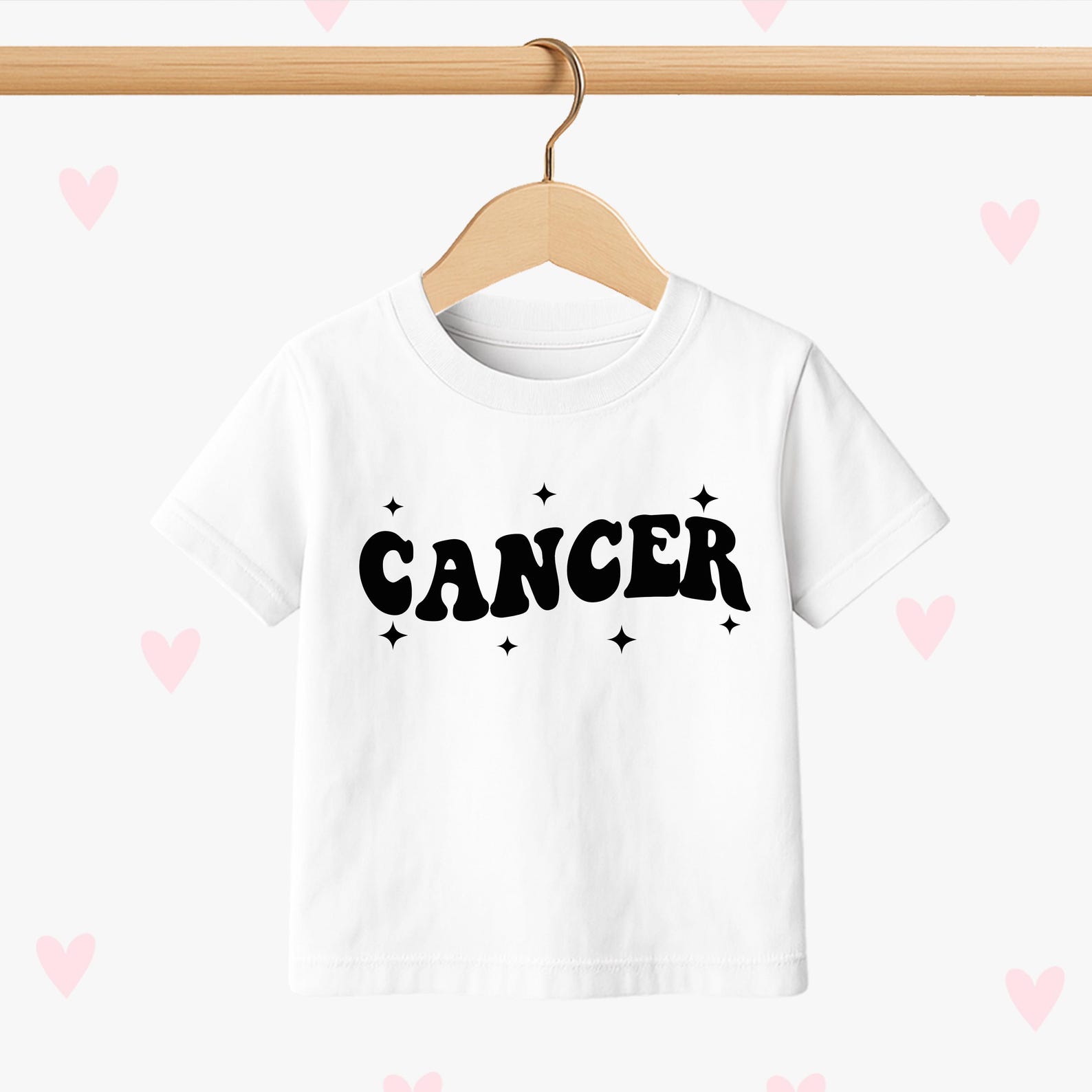 Cancer Star Sign Kids T-shirt, Astrology Girls Boys Clothing, Birthday Gifts 140