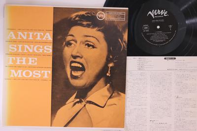 LP Record ANITA O'DAY - Anita Sings The Most MV4022 VERVE 1980 Japan Jazz Used