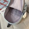 Schoolbag Korean ins Lazy Wind Leopard Print Personality Spice Girl Travel Small Backpack High Value College Student Class Backpack Female