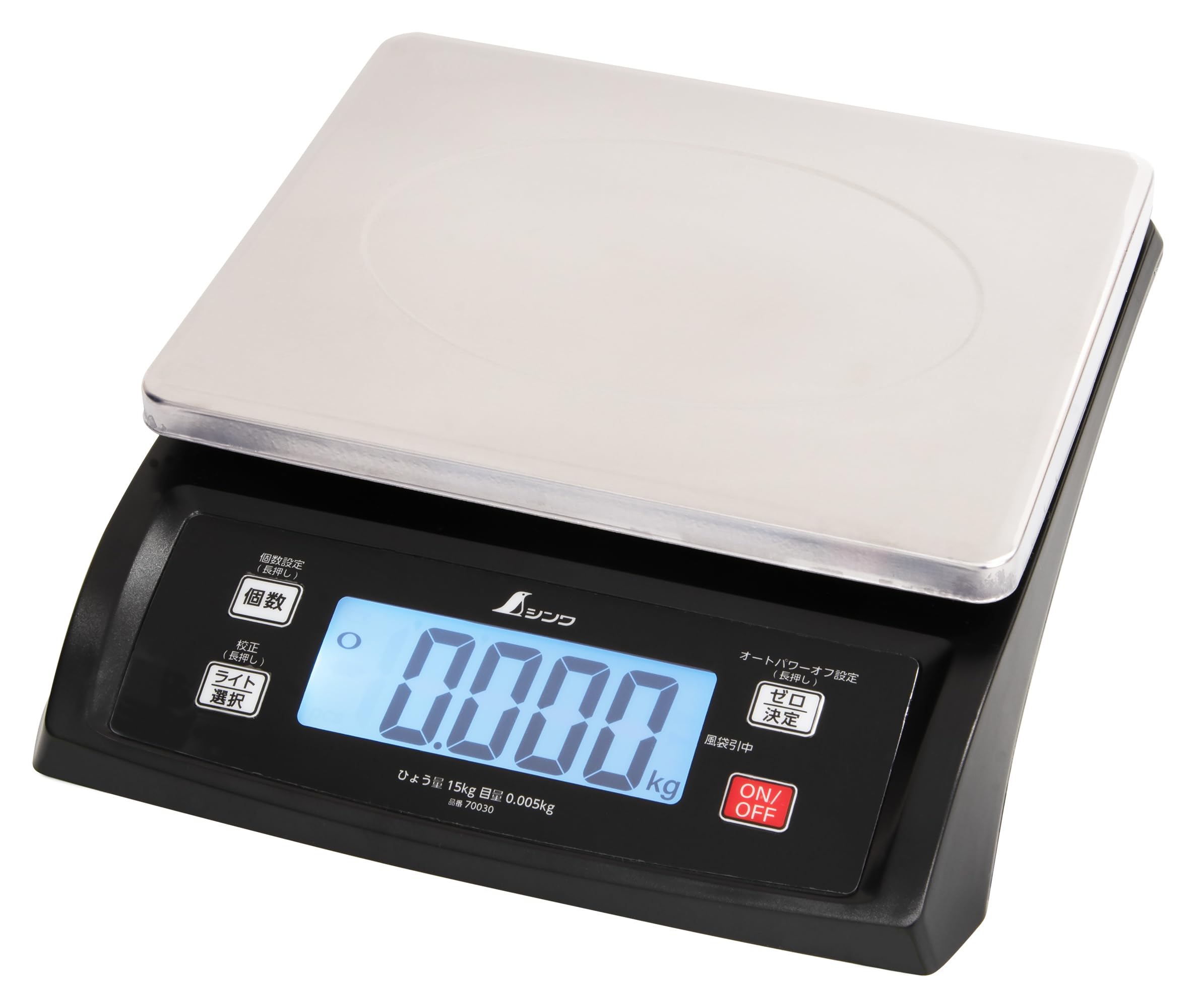

Shinwa Sokutei Digital Scale SD For Certificates 15kg 70030 Non-Transaction