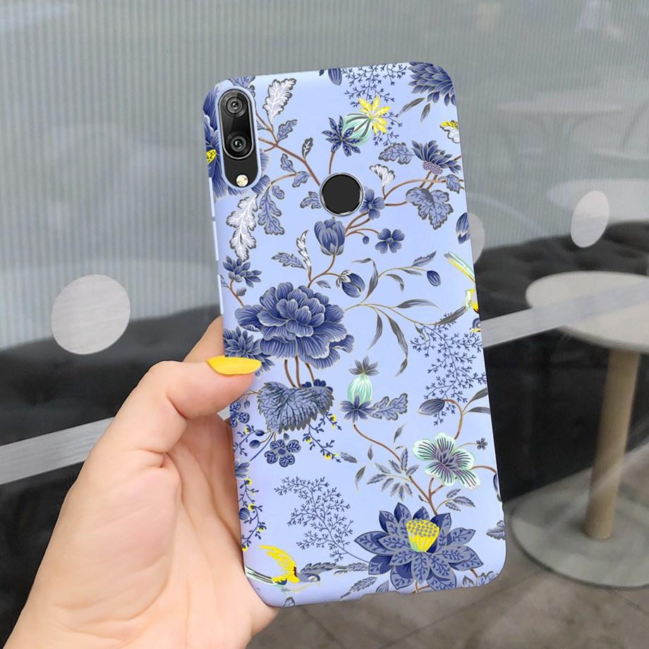 For Huawei Y7 2019 Case Soft TPU Phone Case Y 7 2019 Cover for Huawei Y7 Prime 2019 Silicone Coque Funda Matte Skily Back Shell