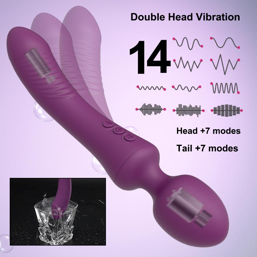 Hot Selling Strong Shock AV Vibrator Female G-spot Masturbation Massage for Women Adult Sex Toy