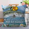Fishing Brand Bass-Pro-Shops Pillow Cover Sofa Cushion Cover Home Room Decoration Children Gift