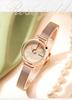 Sanda Korean Style Women's Waterproof Steel & Leather Strap Business Watch