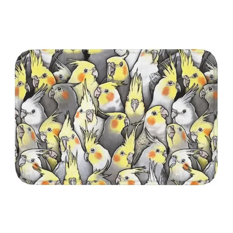Cute Cartoon Chick Floor Mat - Fun and Colorful Design for Home Entrances, Perfect for Kids' Rooms and Farmhouse Décor