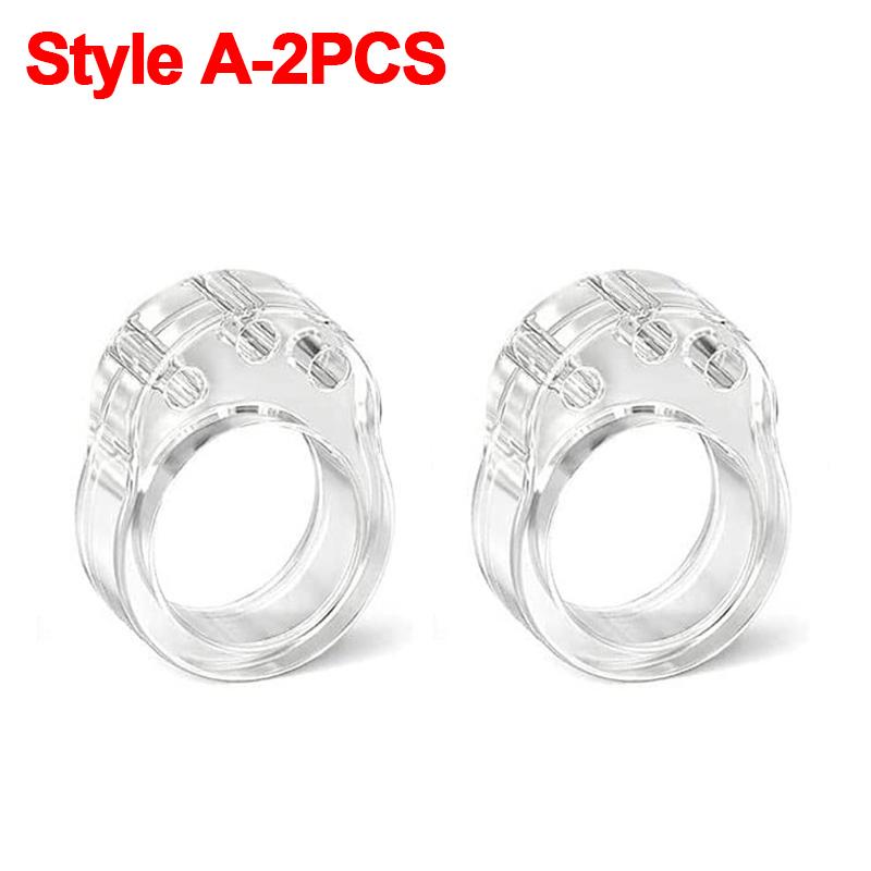 8/1pcs Transparent Door Stop PVC Door Handle Bumper Anti-Collision Wall Furniture Protected Pads Buffer for Home Kitchen Bedroom