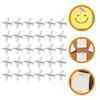 30pcs Silver Airplane Pushpins Metal Thumb Tacks For Board Cork Board Pins Office Binding Supplies Map Markers Creative