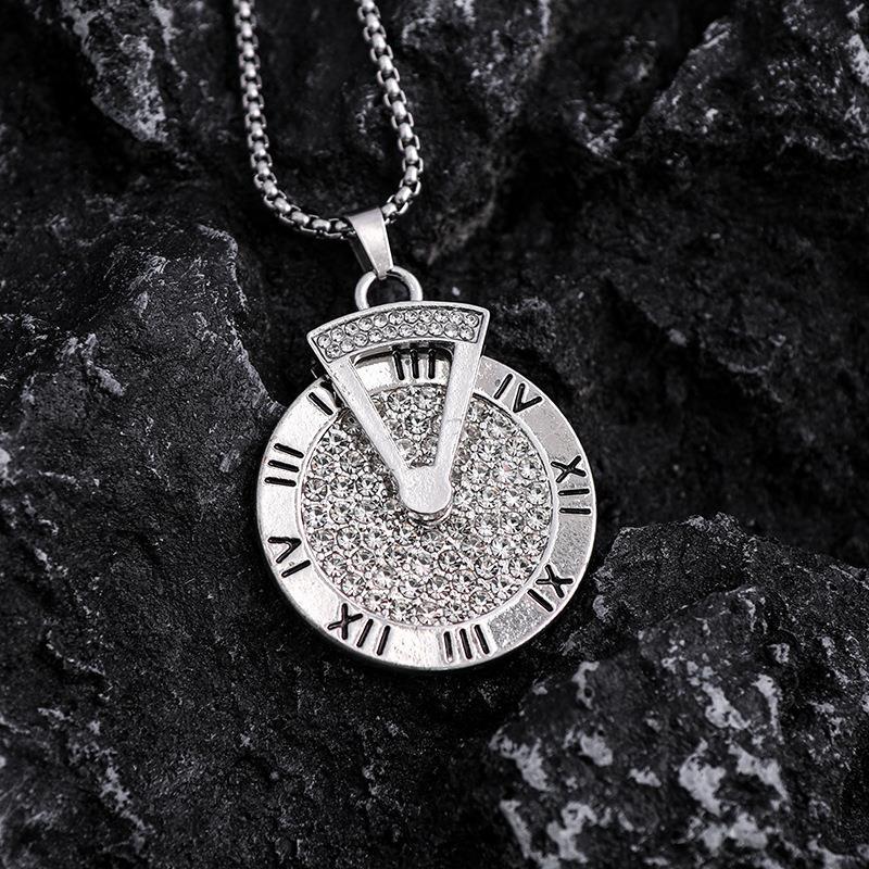 

Когда приходит холодный ветер, длинная цепочка свитера, римское ожерелье из титановой стали, мужское и женское ожерелье из индивидуального сплава в стиле хип-хоп, ювелирные изделия