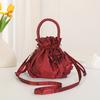 Women'S Casual Ethnic Style Handbag Drawstring Closure Handbag, Versatile Everyday Handbag for Women, Stylish & Functional Design Crossbody Bag