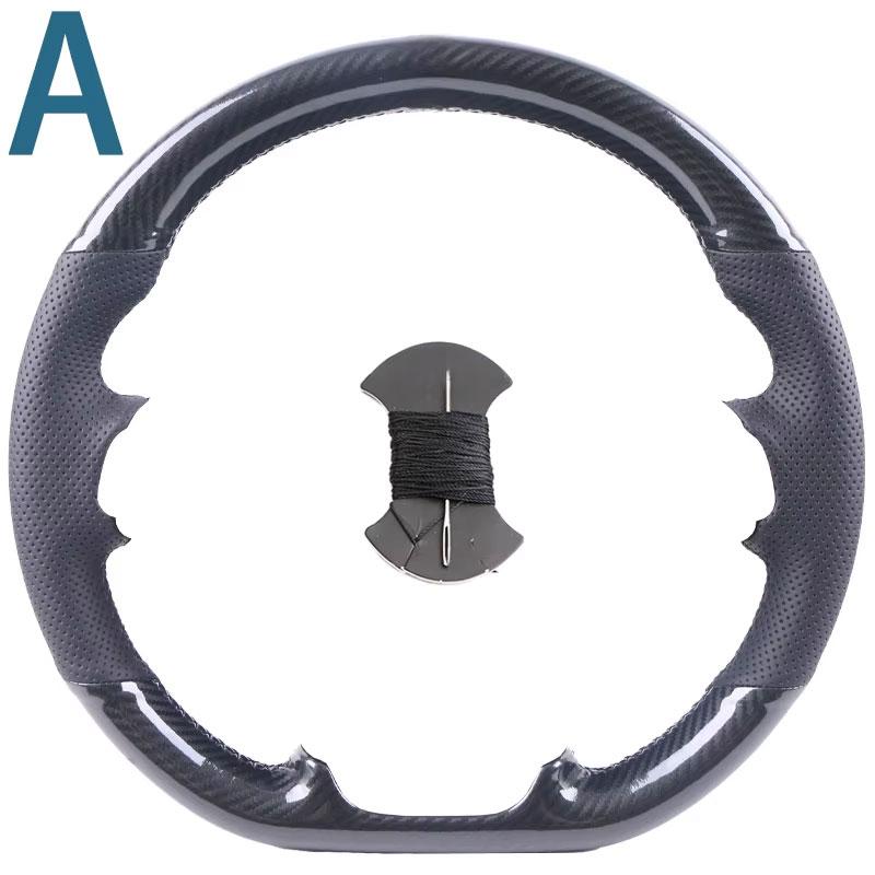ize Carbon Fiber Leather Car Steering Wheel Cover For Mazda CX-3 CX3 CX-5 CX5 2017 2018 Mazda 6 CX-9 Suede Car Accessories