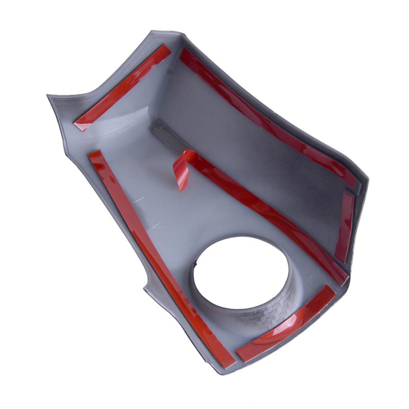 Start Stop Ignition Button Cover Trim Plastic Fit for Honda Civic Hatchback 2016 2017 2018    Carbon Fiber Style