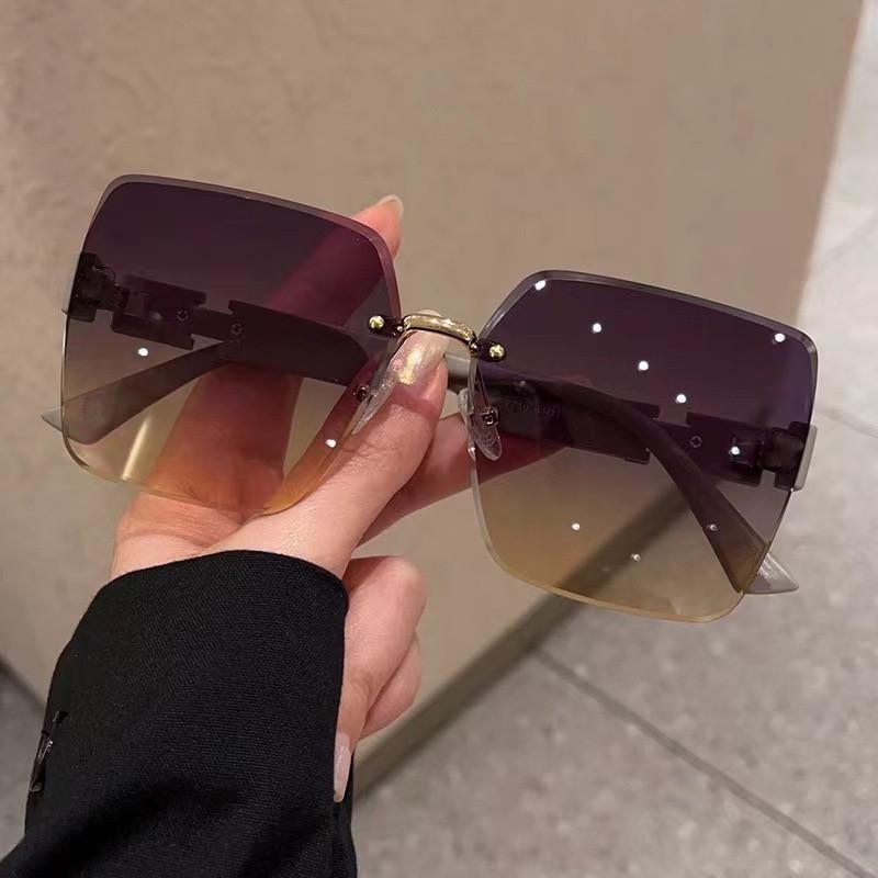 2024 Women's Designer UV Protection Sunglasses: High-End, Large Face Slimming, Summer Fashion