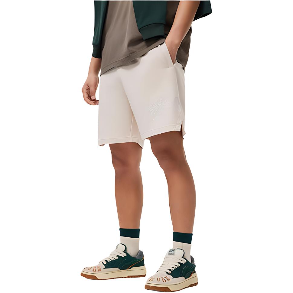 Li Ning Casual Shorts Men's Sand Gravel Gray AKSU439-1