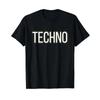 Techno Music Festival Clothing EDM Merch T Shirt Black Vintage Washed Designer Clothes Casual S